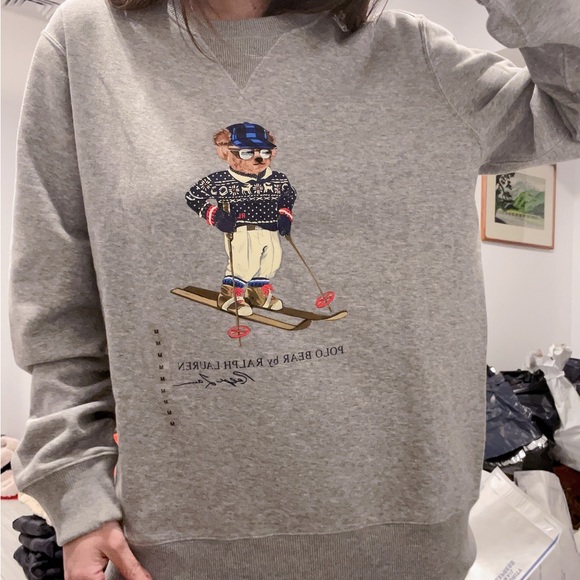 Ralph lauren polo holiday men ski bear sweatshirt - Picture 4 of 4